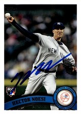 Hector Noesi - Signed 2011 Topps Update Rookie Card #US164