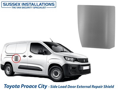 For Toyota Proace City (2019-Onwards) Load Door Security, Repair Shield, Plate