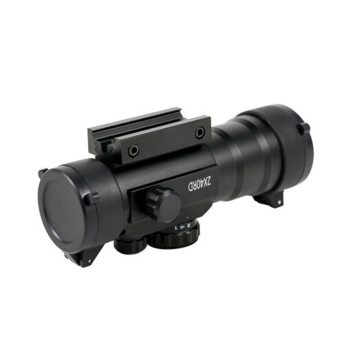 TAC 5 MOA Red Green Dot Rifle Scope 2X 40mm Reflex Lens W/ 20mm/11mm Rail Mount - Picture 4 of 8
