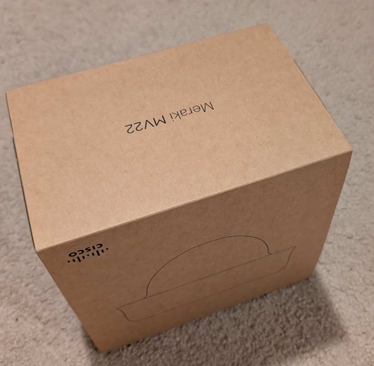 New Cisco Meraki MV22-HW - 256GB Dome Camera - 1 Year