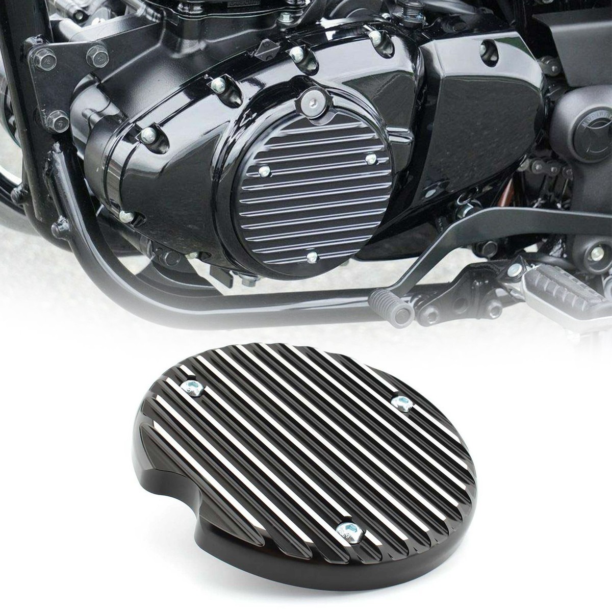 CRANK CASE COVER ENGINE ALUMINUIM GUARD Black&White FOR Honda 