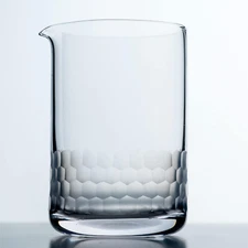 Cocktail Mixing Glass - Bar Mixer Pitcher for Stirred Drink - Seamless and Handc