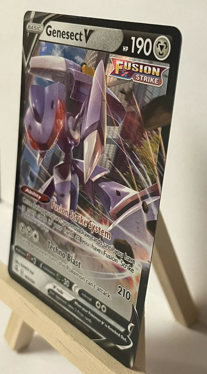 Pokemon : SWSH FUSION STRIKE GENESECT V 185/264 ULTRA RARE