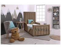 *NEW* AREAL Single Kids Bed 2FT6/3FT With Mattress (optional) & Headboard