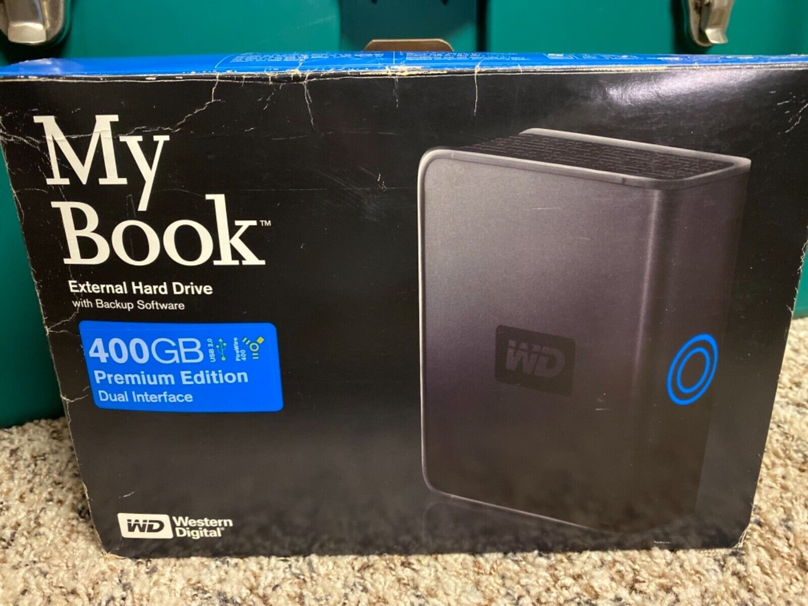 My Book External drive with backup software |