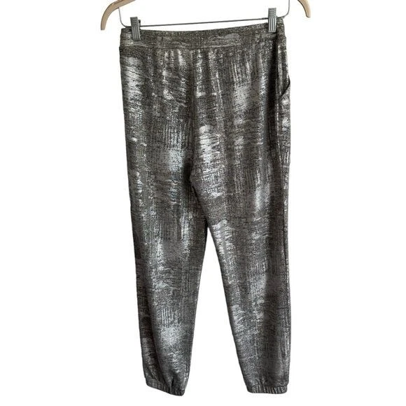 Joggers Anthropologie Melora metálicos, talla XS Foto 4 de 4