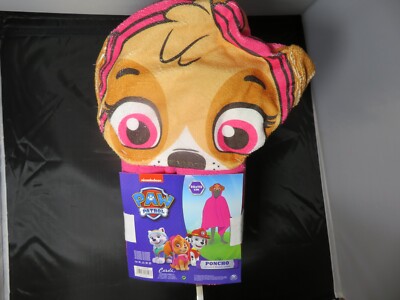 New PAW Patrol Skye Poncho Girls Skye Beach And Bath Towel