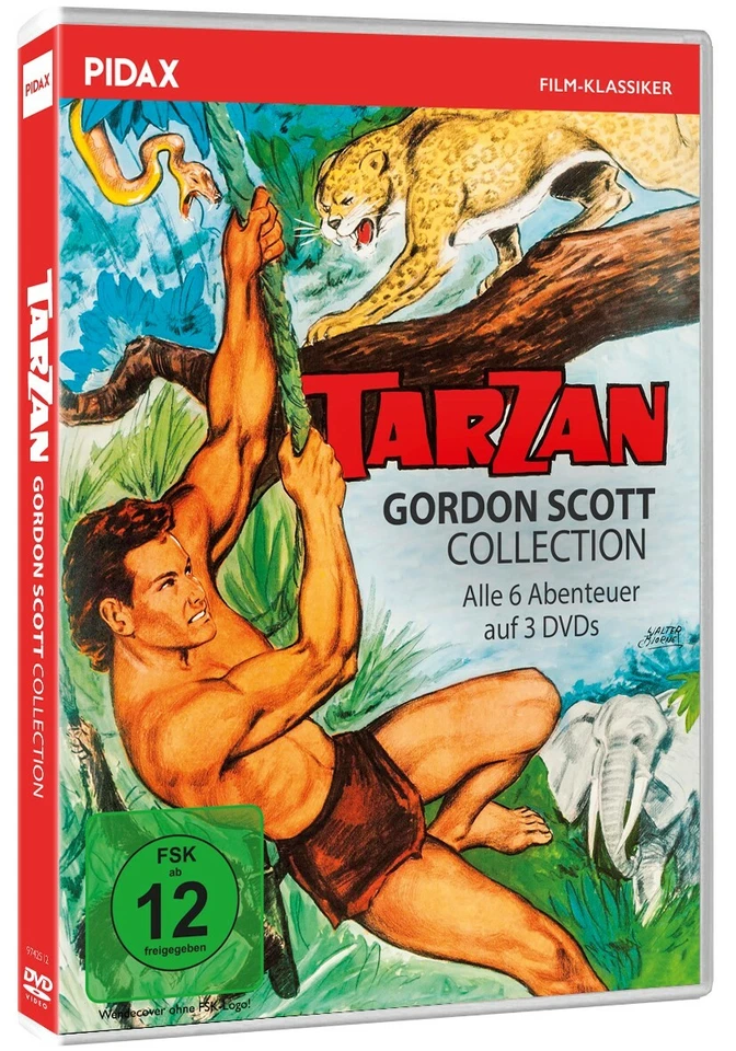 Tarzan - Gordon Scott Collection - alle 6 Abenteuer DVD Gordon Scott - Bild 2 von 4