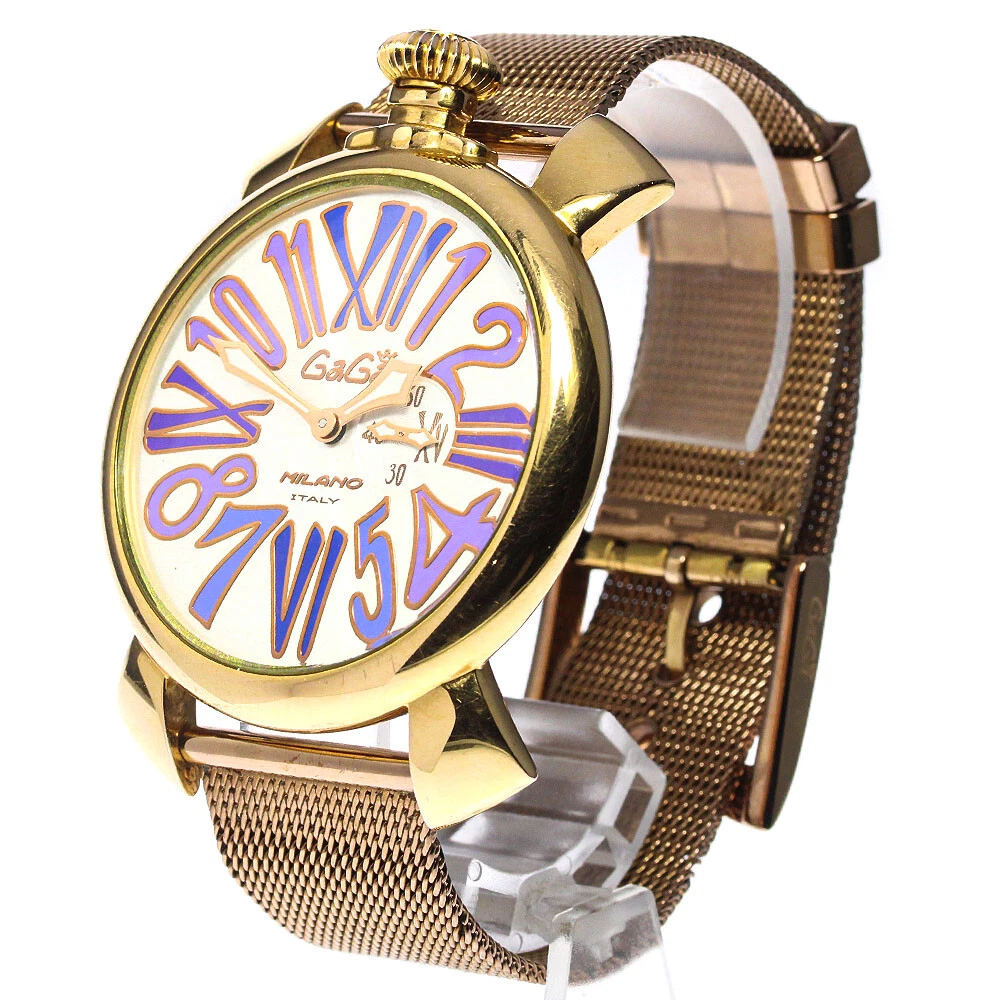 GaGa MILANO Manuale Slim 46 5081.3 Small seconds Quartz Men's