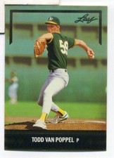 1991 Leaf Gold Rookies #BC9 Todd Van Poppel A's