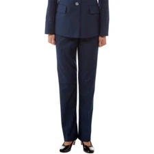 USAF FEMALE WOMEN'S AIR FORCE JROTC CIVIL AIR PATROL SERVICE DRESS BLUE PANTS