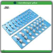 Nut and Bolt Thread Checker 38 Thread Identifier Gauge Inch and Metric Screw Kit