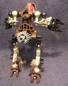 100% COMPLETE LEGO Technic Bionicle 2001 #8531 Pohatu w/Manual No Canister