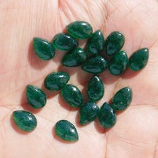Natural Green Aventurine Pear 3x5 mm to 15x20 mm Cabochon Loose Gemstone Lot