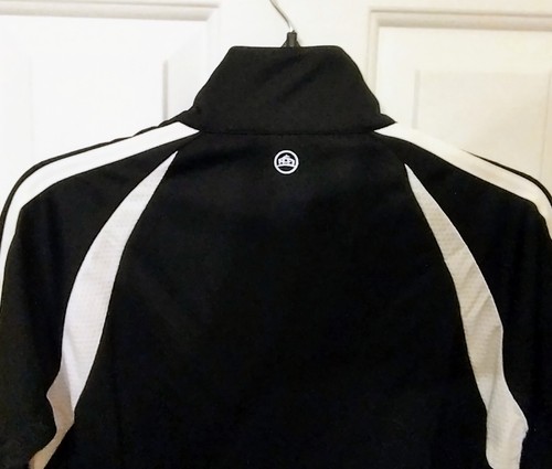 Boys Track Jacket Size Medium 8 Stormtech Performance Black NEW - Picture 9 of 9