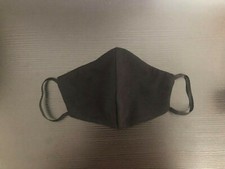 *BRAND NEW* Black Cloth Face Mask with Nose Wire. *REUSABLE. MADE IN THE USA*