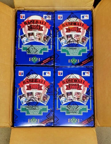 1989 UPPER DECK HIGH SERIES BOX BBCE (BUYING 2 BOXES) POSSIBLE GRIFFEY PSA10 $3K