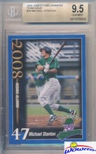 2008 Jamestown Jammers #47 Mike Giancarlo Stanton 1st ROOKIE BGS 9.5 YANKEES !! 