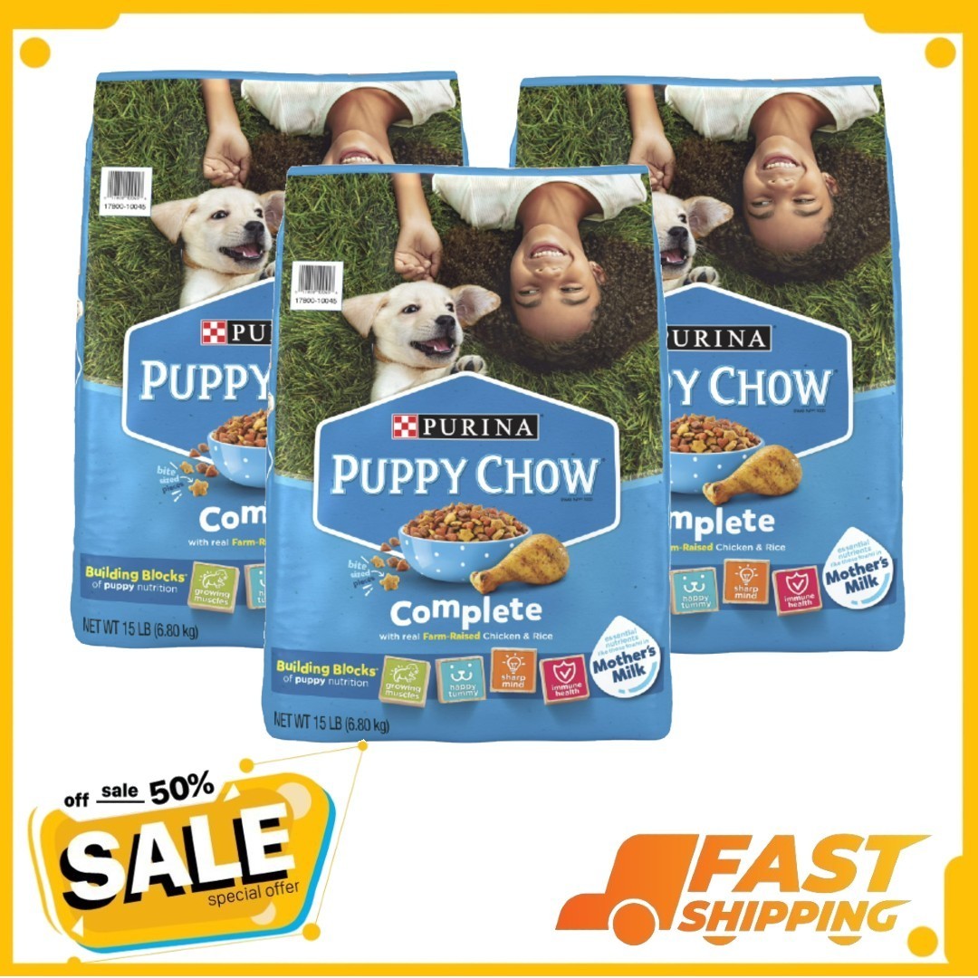 3P Purina Puppy Chow Complete Dry Dog Food,High Protein Farm