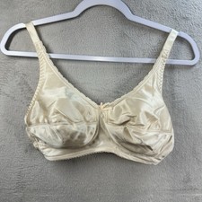 Vintage Airway Bra Beige Size 36 C No Wire No Padding