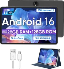Android 16 Tablet,11 Inch Tablets with Octa Core Processor, 28GB RAM 128GB RO...
