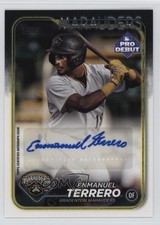 2024 Topps Pro Debut Auto Enmanuel Terrero #PD-12 Auto 0h29