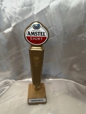AMSTEL LIGHT - 11&rdquo; CERAMIC BEER TAP HANDLE - USED