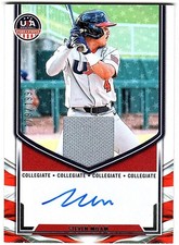 Steven Milam 2025 Panini Stars & Stripes Collegiate Jersey AUTO 179/199