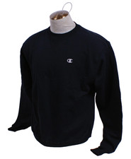 Champion Men's M Black Pullover Crew Neck Sweatshirt