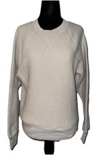 Everlane White Small Pullover 100 Recycled Polyester Sweatshirt