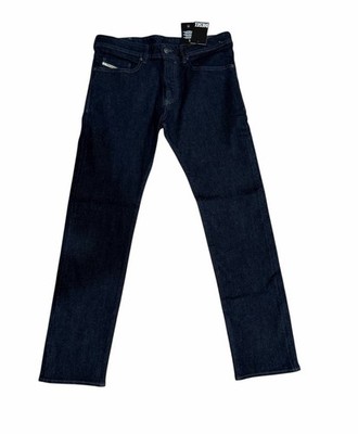 Diesel Mens Buster Tapered Jeans RE060 Dark Blue $195 Size 36/32