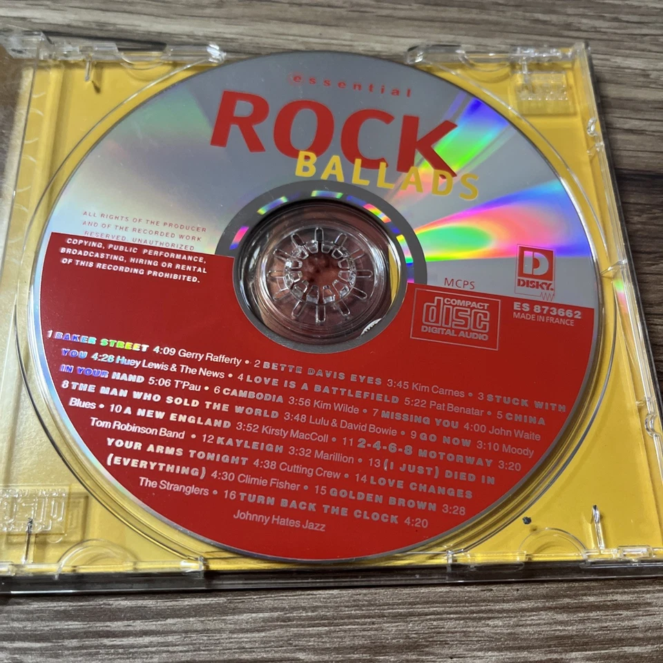 Essential Rock Ballads - CD Sampler - Zustand Gut @0016 - Bild 3 von 3