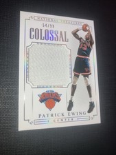 2014-15 Panini National Treasures Colossal Patrick Ewing Patch /99 Knicks 