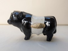 Montrose Potteries Rutherfords Scotch Whisky Jug Empty. Belted Galloway. V.Rare