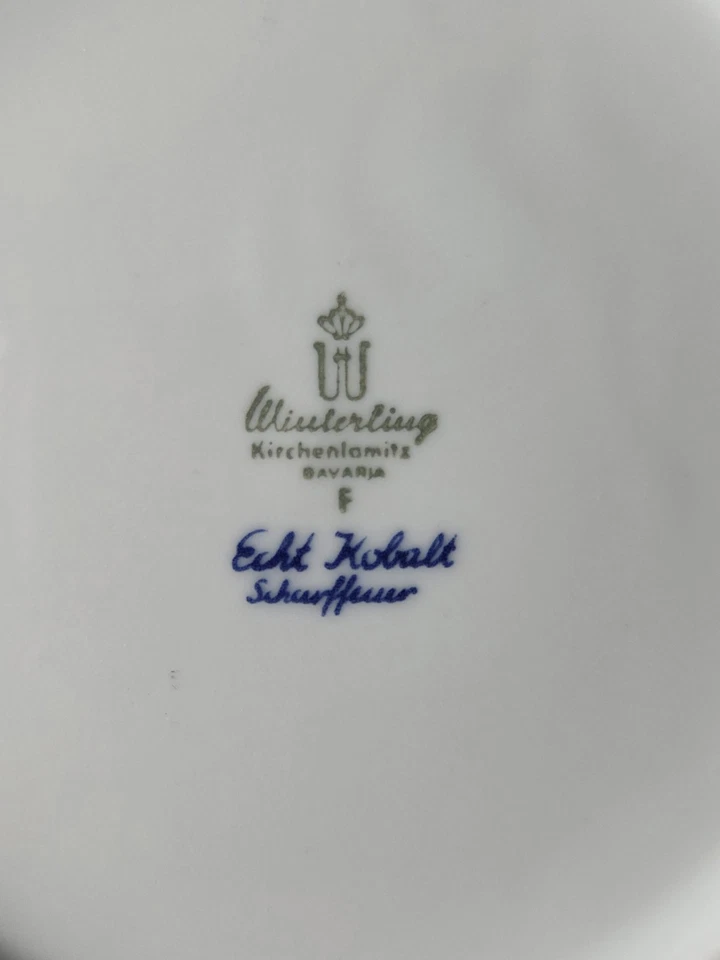 Winterling Kirchenlamitz Zwiebelmuster Kuchenteller Teller 19,3 cm Scharffeuer  - Bild 2 von 3