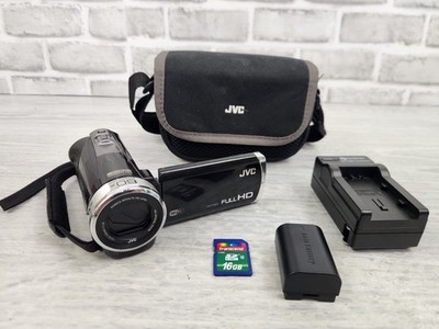 JVC Everio GZ-EX310BU HD Camcorder With Case Charger & Memory 16GB SD Card WIFI
