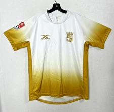 Men's sz L NOLA Gold Home Rugby Team Jersey 2018 MLR XBlades New Orleans T-Shirt