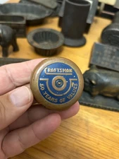 Vintage 1936 Craftsman 1886-1936 50 Years Of Value Golden Rule 6’ Tape Measure