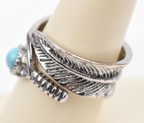 Lot of 6 Southwestern Silver Plate Dangle Earrings & Assorted Rings in Styles - Picture 20 of 24