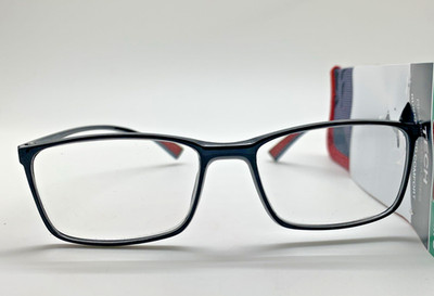 TECH Reading Glasses BY Foster Grant ''BECK'' BLK  READERS RUBBERIZED COMFORT