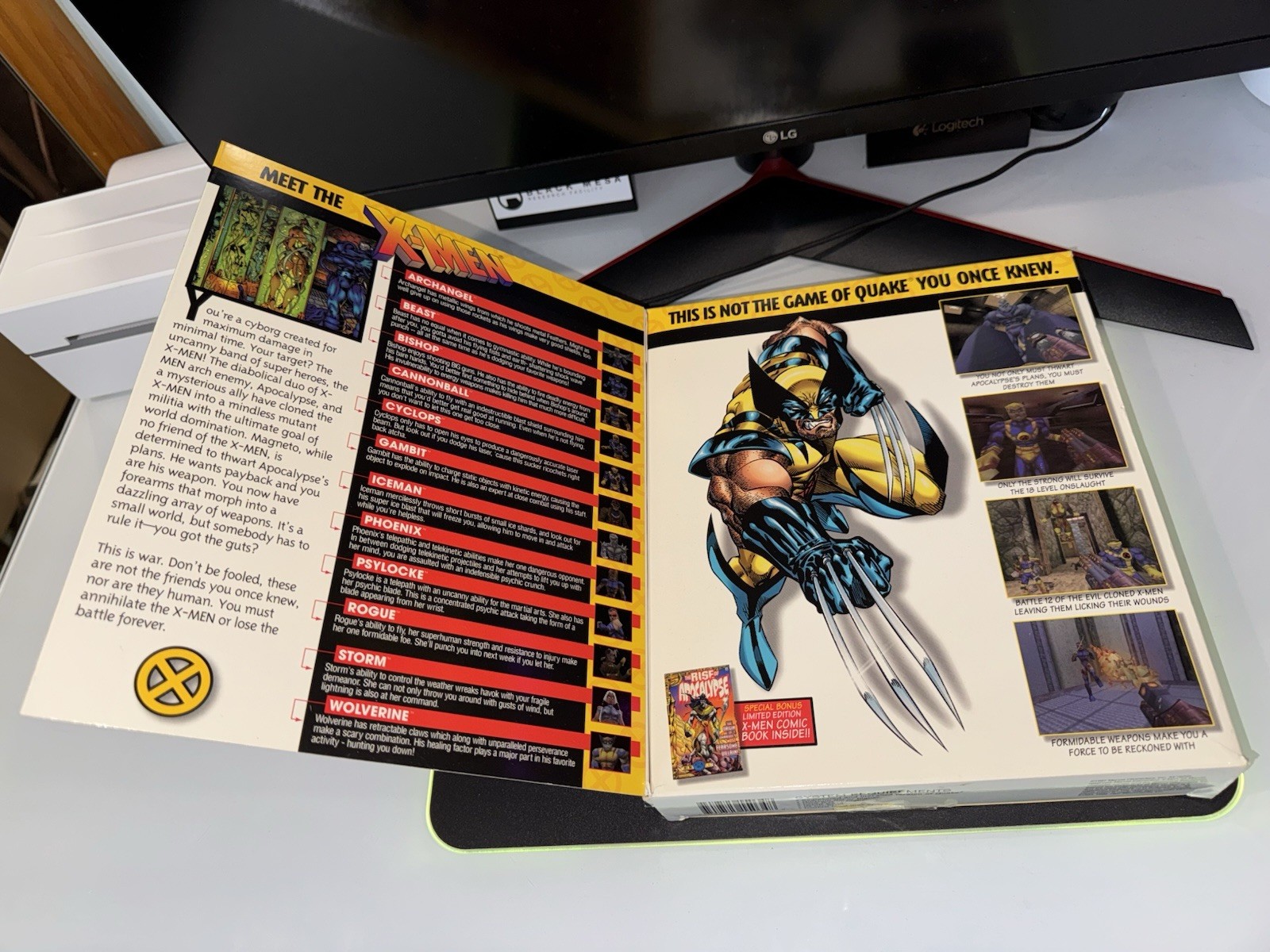 X-Men Ravages of the Apocalypse - Retro PC Big Box Computer Quake Game ...