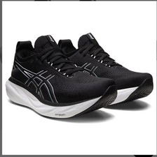 Asics Gel-Nimbus 25 Men Black/Pure Silver Men Size Uk 9.5