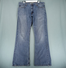Levis 527 Jeans Men W38 L34 Blue Low Bootcut Cotton Wash Denim Pants Western Y2K