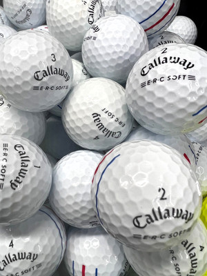 24 Premium AAA White Callaway ERC-Soft Used Golf Balls