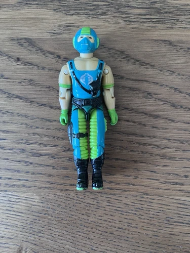 Vintage 1984 G.I. Joe COPPERHEAD V1 Green Gloves High Grade Hasbro Action Figure