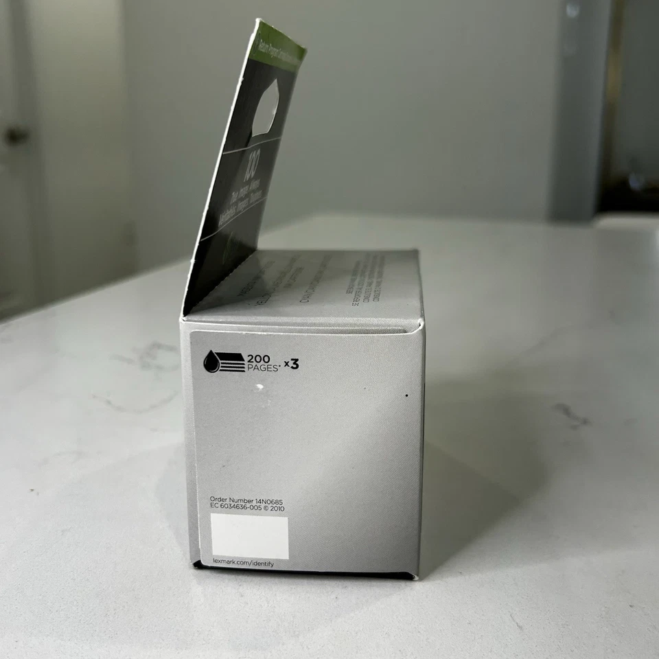 Genuine Lexmark 100 Multipack Cyan Magenta Yellow 14N0685 New Sealed - Image 2 of 4