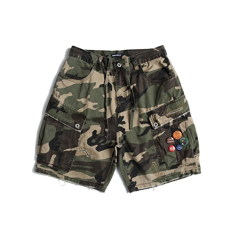 Cotton Camouflage Cargo Shorts for Men for sale | eBay