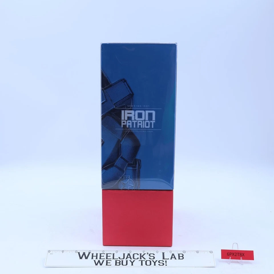 Figura escala 1:6 MMS195-D01 Iron Patriot Marvel Iron Man 3 Hot Toys NUEVA SIN USAR, EN CAJA Foto 4 de 4