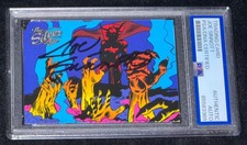 Signed Joe Sinnott 1998 Skybox Mephisto Silver Surfer #3 Rookie Card RC Auto PSA