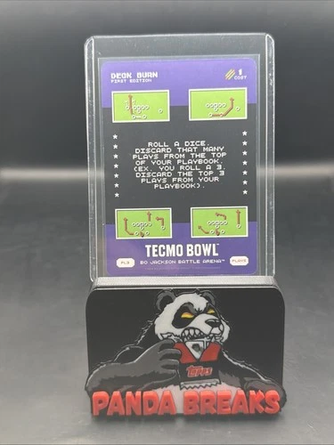 2026 Bo Jackson Battle Arena Tecmo Deck Burn SSP Super Short Play #PL3